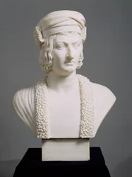 Cristoforo Colombo (1446-1506) c.1836-45 (marmo)